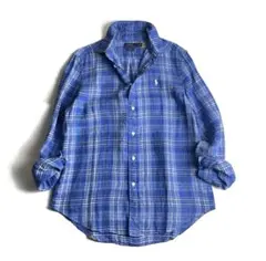 ※*。様 POLO RALPH LAUREN リネン シャツ ポロ ラルフローレ