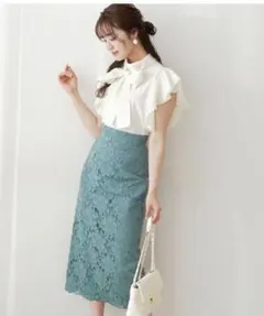 プロポーションボディドレッシング　レースタイトスカート