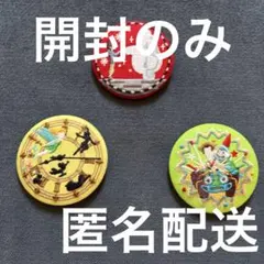 ディズニー　刺繍缶バッジ　3つセット トイストーリー　ピーターパン　ベイマックス