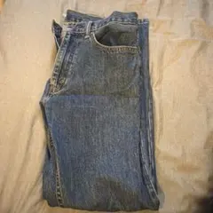 Levi's 505 ダークブルー ストレートジーンズ W34 L30