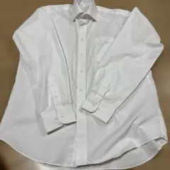 ホワイト 長袖 Yシャツ