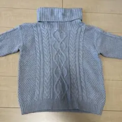 ケーブルタートルニット　a.r.wのサムネイル