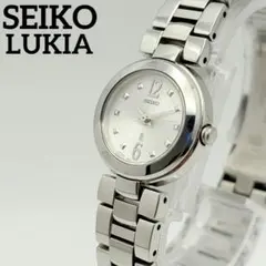 【美品・稼働】SEIKO セイコー ルキア ラウンド 時計 レディース シルバー