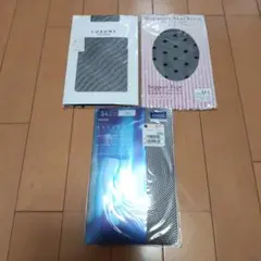 【未使用】黒のデザイン柄のストッキング 3足セット