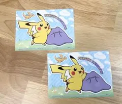ポケモン ピカチュウ＆メタモン ステッカー　２枚セット　ポケモンセンター