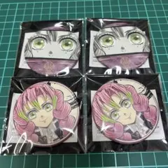 鬼滅の刃 柱展 マット缶バッジ 甘露寺蜜璃 キービジュアル