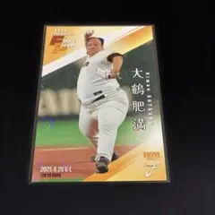 2025 BBM FUSION 始球式カード　大鶴肥満 300枚限定 ハート柄