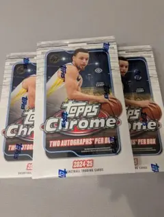 24/25 Topps Chrome Basketball HOBBY 3BOX