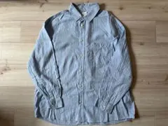 H&M リラックスフィット 長袖シャツ　ライトブルー