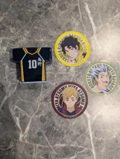 マツキヨココカラ　ハイキュー歯ブラシスタンド烏野&クリアシール木兎、宮侑、佐久早