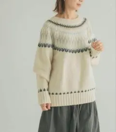 フェアアイル　ニット　フォークアンドスプーン