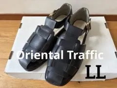 Oriental Traffic スクエアトゥグルカサンダル ブラック LLのサムネイル