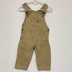 polo ポロベビー　バースデイ　しまむら　サロペット　80 茶色　ロンパース