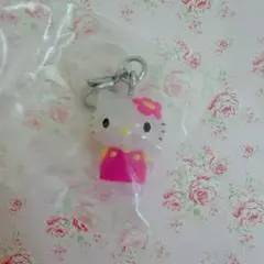 ガチャ ハローキティ めじるしアクセサリー お花　キティ