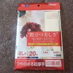 ​ナカバヤシ Digio2 写真用紙 2L判 20枚 つやのある超厚手 印画紙のサムネイル