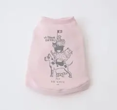 Pet So chic EIFFEL WARM TANK XXL :ベビーピンク