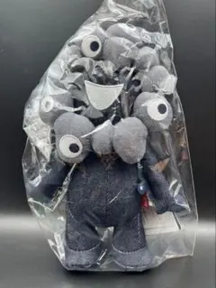 大阪関西万博　ミャクミャク　エドウィン　ぬいぐるみ　EDWIN デニム　黒