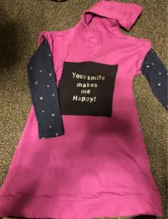 女児　女の子　トレーナーワンピース　120