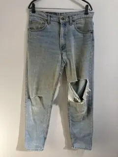 ②Levi's 550 ダメージ加工デニム W33 L32