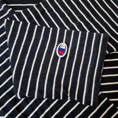 Champion ストライプ 長袖シャツ