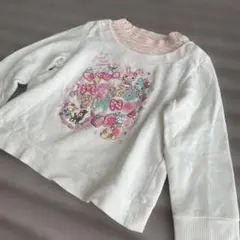 ☆メゾピアノmezzo piano 100長袖トレーナー☆平成レトロ　希少 レア