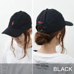 ラルフローレン　【ボーイズサイズ】　キャップ　ブラック