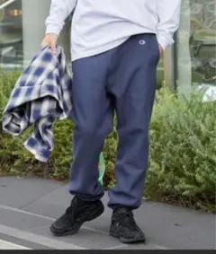 値下げ！チャンピオン リバースウィーブ(R) スウェットパンツ　ネイビー