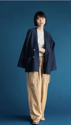 t.yamai paris⭐︎美品⭐︎トリコットサッカージャケット　ブラウン 中古・古着通販】t.yamai paris (ティ・ヤマイパリ) トリコット