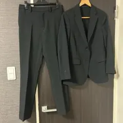 M*）様 美品✨UNIQLO 感動ジャケット ブラック パンツスーツ上下