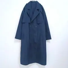 【GU】2wayトレンチコート（ジレ/コート） ネイビー Sサイズ