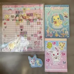 Jewelpet 便箋 シール メモ帳 ネームタグ　セットサンリオSanrio