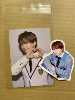 なにわ男子 藤原丈一郎 HARDWORK ファミクラ盤 フレークシール トレカ