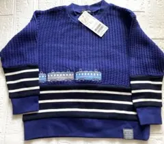 【新品未使用品】クレードスコープ電車トレーナー　110cm