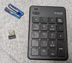 ELECOM ワイヤレステンキー TK-TDP019BK　動作品