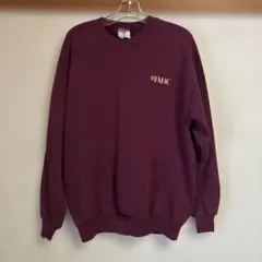 FMAC刺繍バーガンディスウェット XL 赤紫 エンジのサムネイル