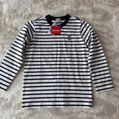 ミキハウス　長袖　カットソー　ボーダー　ロンT