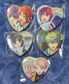 心光ハート缶バッジ Knights レオ 司 凛月 泉 嵐 中国 あんスタ