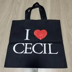新品 セシルマクビー CECIL McBEE ロゴ トートバッグ エコバッグ
