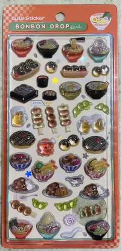 正規品　クーリア　ボンボンドロップシール 日本食 食べ物 和柄 たこ焼き