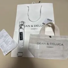 新品未使用　DEAN & DELUCA ハワイ限定メッシュトート ホワイト