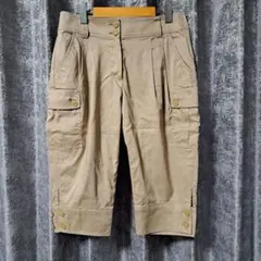 ICBベージュ カーゴショートパンツ レディース