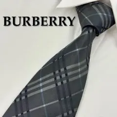 ✨️美品✨️ バーバリー BURBERRY ネクタイ ノバチェック ブラック