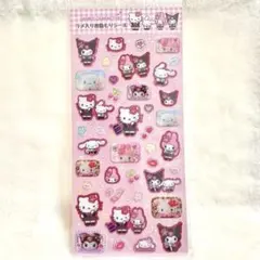 サンリオ　ラメ入り樹脂もりシール　平成コギャル