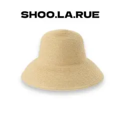 帽子　つば広　ペーパーハット　日差し　夏　屋外　サイズ調整可　シューラルー