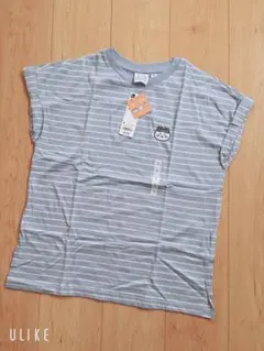 GU ちいかわ ハチワレ ボーダーTシャツ 半袖 刺繍のサムネイル