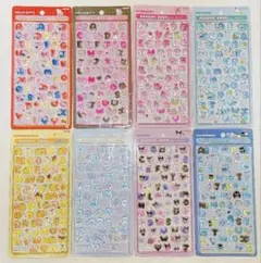 正規品】サンリオ文字 アルファベット ボンボンドロップシール 8枚