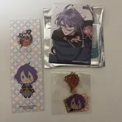 刀剣乱舞　歌仙兼定　スクエア缶バッジ、鯛チャーム、アニメイト特典
