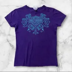 ハーレーダビッドソン レディースTシャツ パープル フェード Y2Kのサムネイル