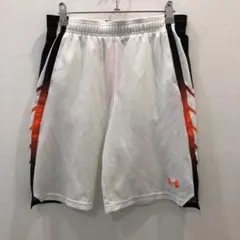 J948 Under Armour バスケットボールパンツ ホワイト YXL