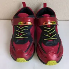 SUPERSTAR レッド ブラック スニーカー 19cm 3EEE